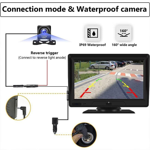 7 Touch Display Car Navigator With Dual Lens Smart Driving Recorder Portable And Wireless Video In Dash Units W/O Gps
