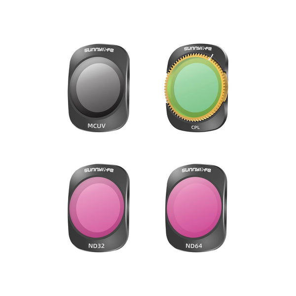 Dji Pocket 3 Camera Lens Filter 4 In 1 Mcuv Cpl Nd32/64 Camera Drone Accessories