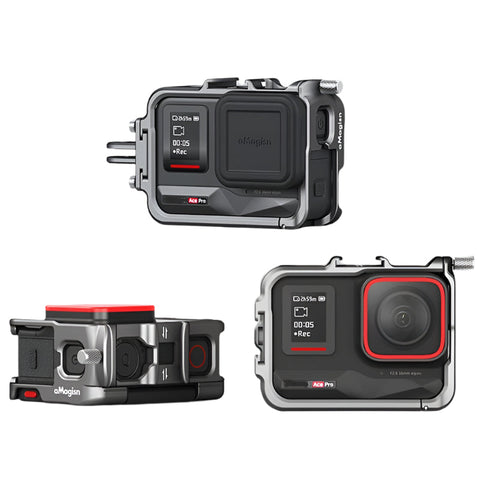 Metal Rabbit Cage Protective Frame For Insta360 Ace And Amagisn Audio Video Camera Cases Bags & Covers