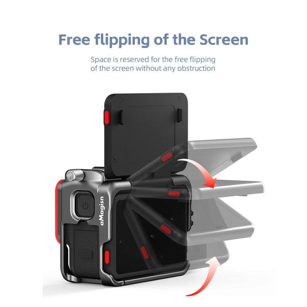 Metal Rabbit Cage Protective Frame For Insta360 Ace And Amagisn Audio Video Camera Cases Bags & Covers