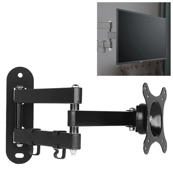 Universal Rotatable Retractable Monitor Wall Mount 14 27 Inch Monitor Mounts & Stands