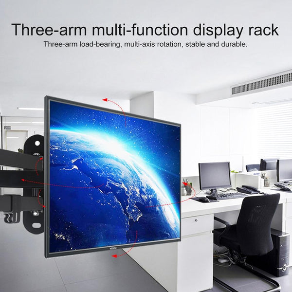 Universal Rotatable Retractable Monitor Wall Mount 14 27 Inch Monitor Mounts & Stands