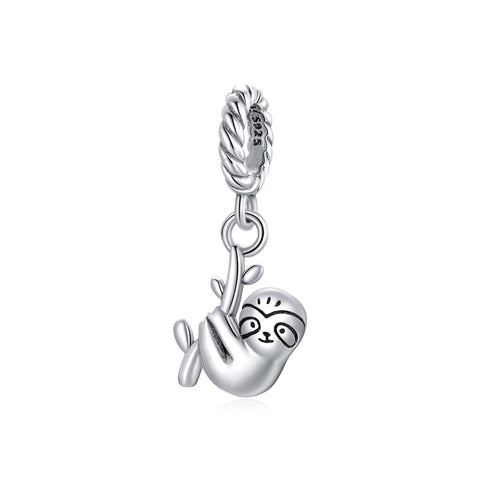 925 Sterling Silver Sloth Pendant For Diy Bracelets & Necklaces Charms & Pendants