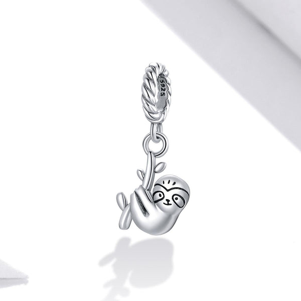 925 Sterling Silver Sloth Pendant For Diy Bracelets & Necklaces Charms & Pendants