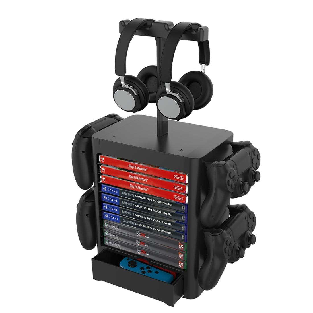 Ps5 / Xsx Game Disc & Headphone Storage Rack Mounts & Holders