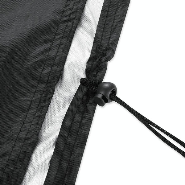 Waterproof 210D Oxford Cloth Bbq Grill Cover Anti Uv Dust Proof Folding Fits Gas Charcoal Electric 145X61x117cm Black Parts & Accessories