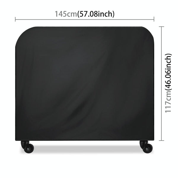Waterproof 210D Oxford Cloth Bbq Grill Cover Anti Uv Dust Proof Folding Fits Gas Charcoal Electric 145X61x117cm Black Parts & Accessories
