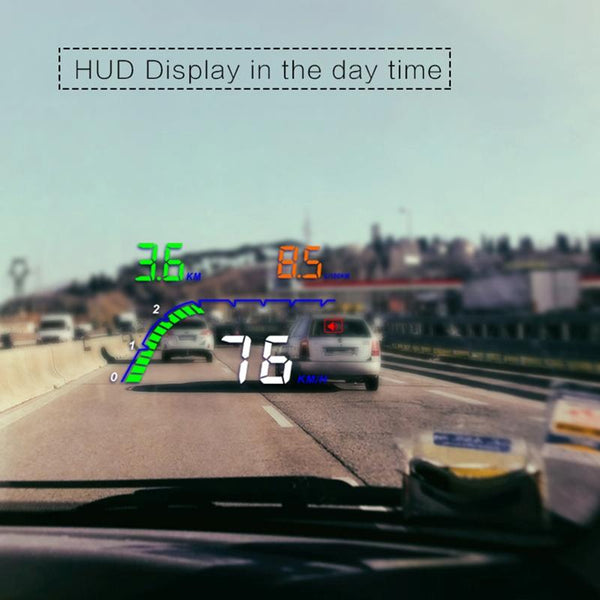 4 Inch Obd2 Head Up Display Car Speed Revolving Fuel Consumption Fault Code Detection & Elimination Other Instruments & Gauges