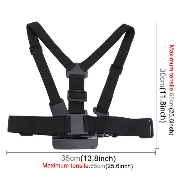 Universal Body Mount Belt For Action Cameras With J Hook And Long Screw Other Camera & Photo Accs