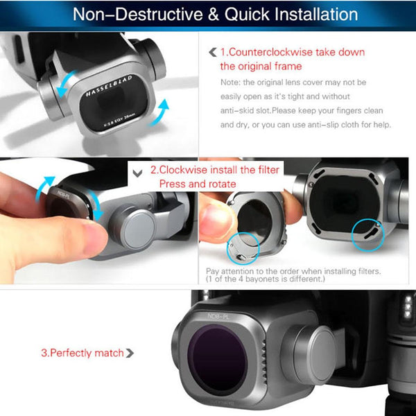 Nd Lens Filter Set For Dji Mavic 2 Pro Camera Drone Accessories