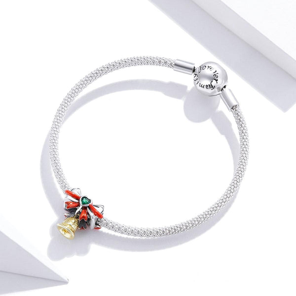 925 Sterling Silver Diy Bell Beads For Bracelets & Necklaces Charms & Pendants