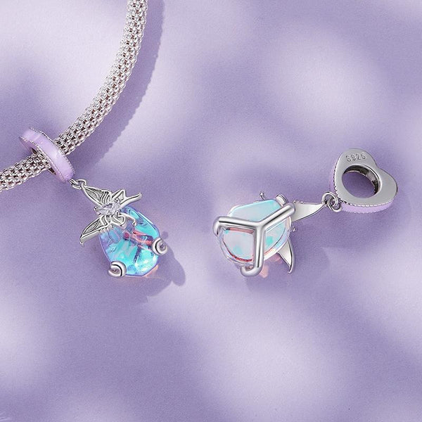 925 Sterling Silver Pastoral Butterfly Necklace Pendant Charms & Pendants