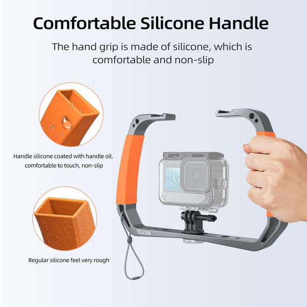 Underwater Scuba Diving Handheld Stabilizer For Action Cameras Stabilizers