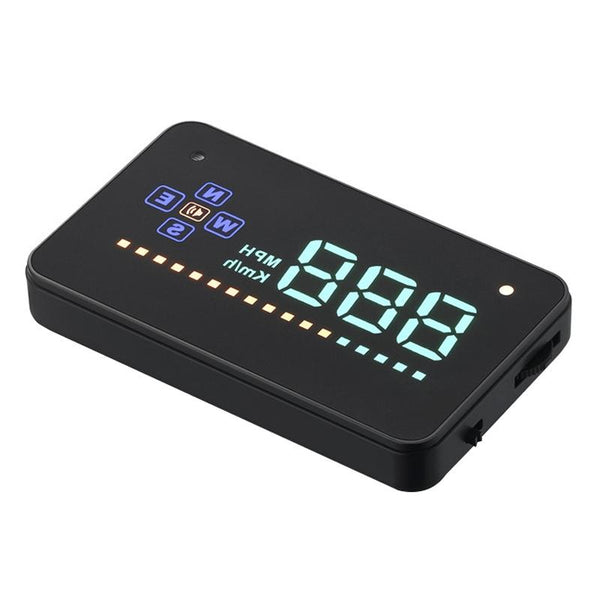 3.5 Inch Gps Car Hud Speed Alarm Compass Km / Miles Black Other Car Audio