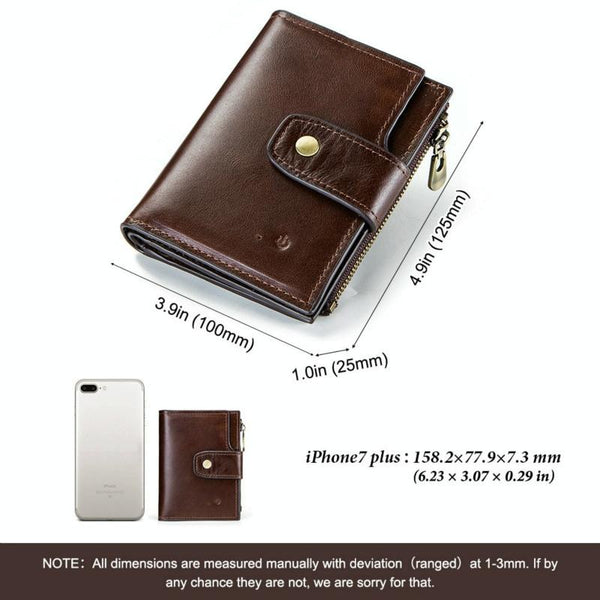 Rfid Protected Smart Bluetooth Leather Wallet Wallets