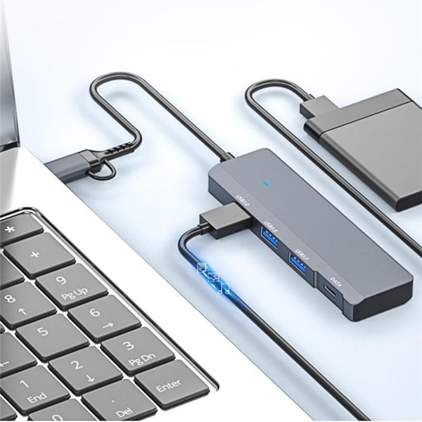 Usb / Type C Hub Adapter 3 3.0 + Ports Usb Cables Hubs & Adapters