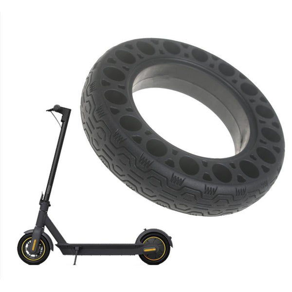 10 Inch Solid Run Flat Tire For Segway G30 Max F20 / F30 F40 60 70 6.5 Hollow Accessories Parts