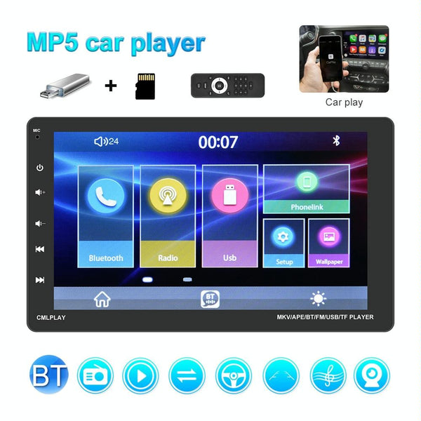 9 Inch Touch Hd Car Mp5 With Carplay / Fm & Remote Detachable Other Car Audio