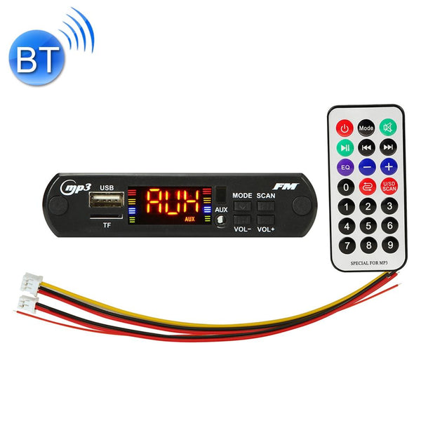 Car Mp3 Player Board W / Bluetooth Fm Radio Tf Usb Remote 5V Ipods & Mp3 Players