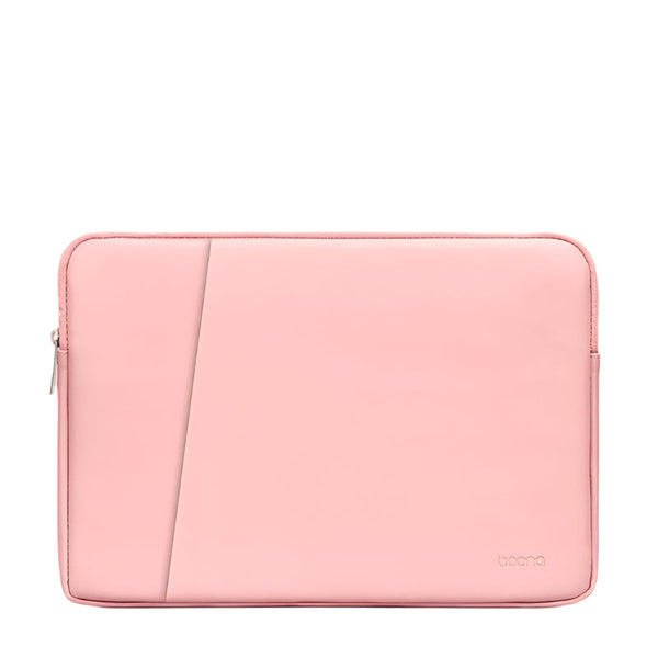 Parallel Double Layer Leather Laptop Bag Pink 16 / 17 Inch Laptop Cases & Bags