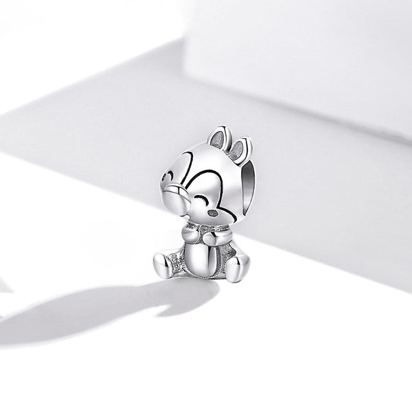 925 Sterling Silver Squirrel Charm For Diy Bracelets & Necklaces Necklaces & Pendants