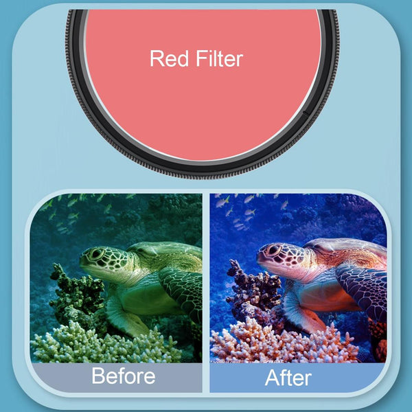 Hero8 Diving Lens Filter Kit With Macro Lens And Waterproof Housing Camera Drone Accessories