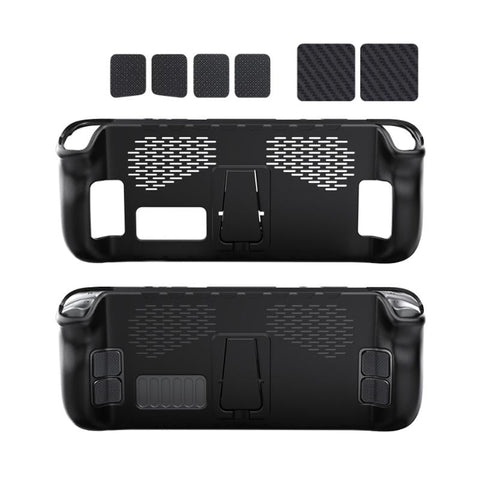Tpu Case + Touchpad Sticker For Steam Deck Handheld Compact Protection Bags Skins & Travel Cases