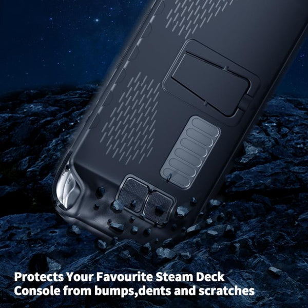 Tpu Case + Touchpad Sticker For Steam Deck Handheld Compact Protection Bags Skins & Travel Cases