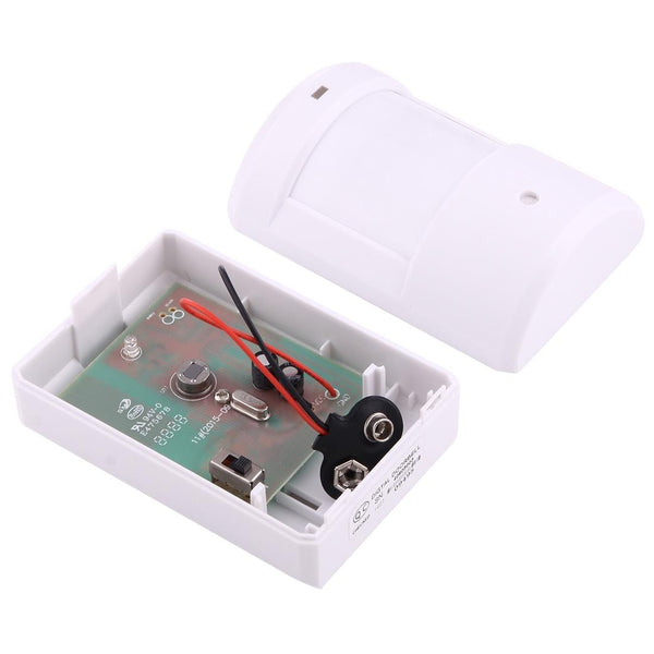 Wireless Electro Guard Watch System Kit 1 Receiver & 2 Detectors White Sensors & Motion Detectors