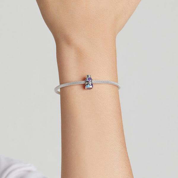 925 Sterling Silver Mini Vacuum Cup Beads For Diy Bracelets & Necklaces Charms & Pendants