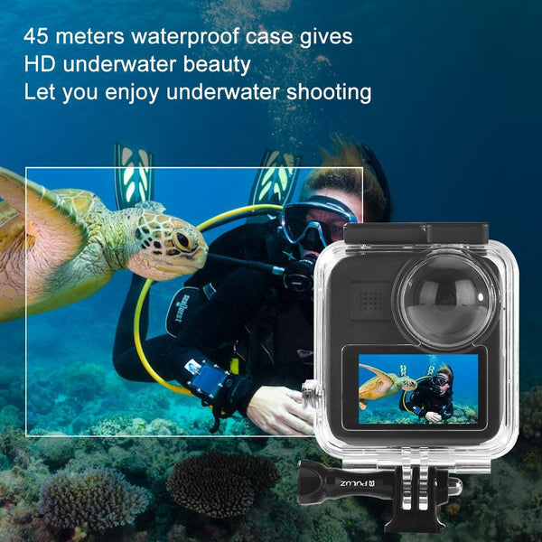 Waterproof Diving Case For Gopro Max 45 Metre Depth Suitable Audio And Video Use Underwater Cases & Housings