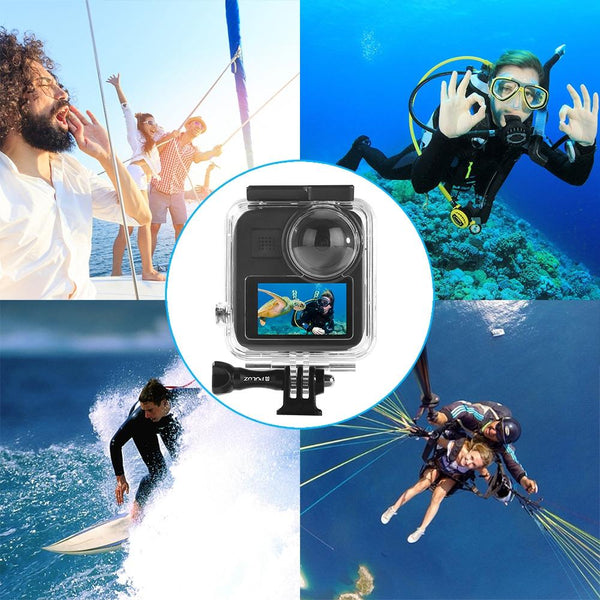 Waterproof Diving Case For Gopro Max 45 Metre Depth Suitable Audio And Video Use Underwater Cases & Housings