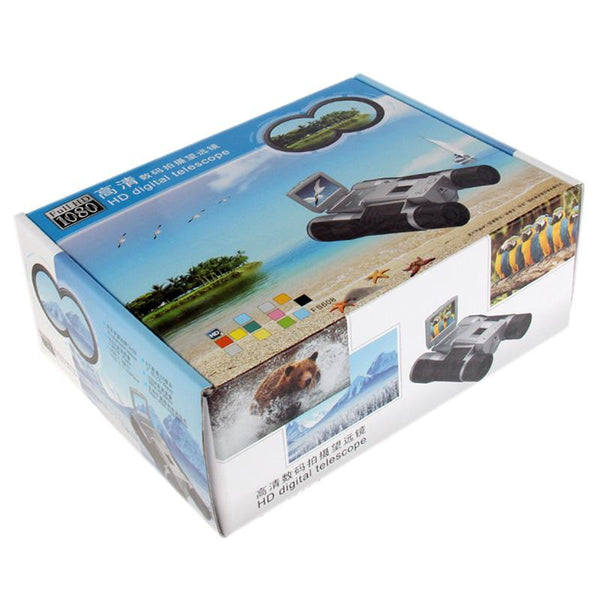 5Mp 12X32 Zoom Telescope Binocular Digital Camera With 2.0 Tft Lcd Screen Black Digital Cameras