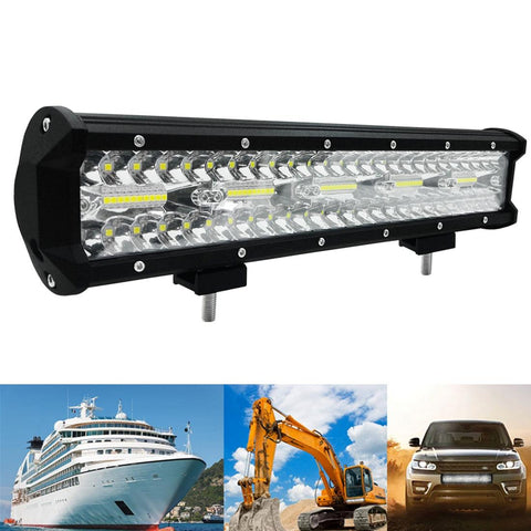 15 Inch 75W 7500Lm 6000K Led Strip Working Refit Off Road Vehicle Lamp Roof Light Led Car Lights