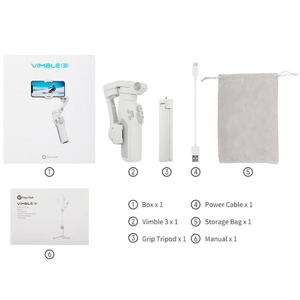 Vimble 3 Handheld Stabilizer Three Axis Gimbal With Anti Shake Technology Stabilizers