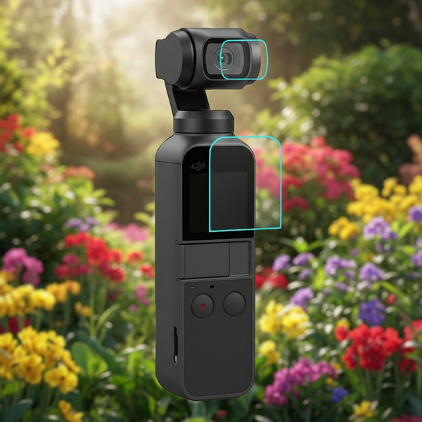 9H Tempered Glass Screen Protector For Dji Pocket Gimbal 2.5D Hd Camera Drone Accessories