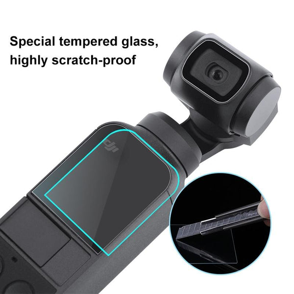 9H Tempered Glass Screen Protector For Dji Pocket Gimbal 2.5D Hd Camera Drone Accessories