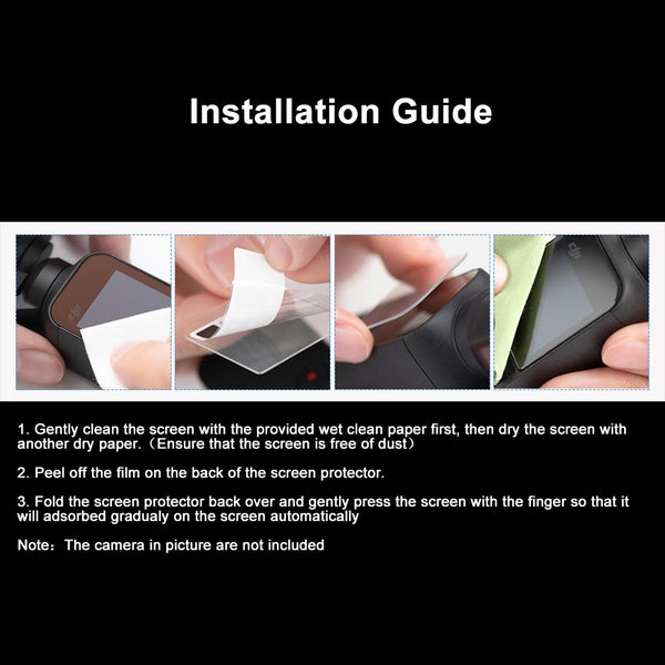 9H Tempered Glass Screen Protector For Dji Pocket Gimbal 2.5D Hd Camera Drone Accessories