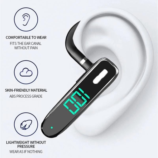 5.3 Bluetooth Business Ear Hook Earphone With Mic K50 Earbuds