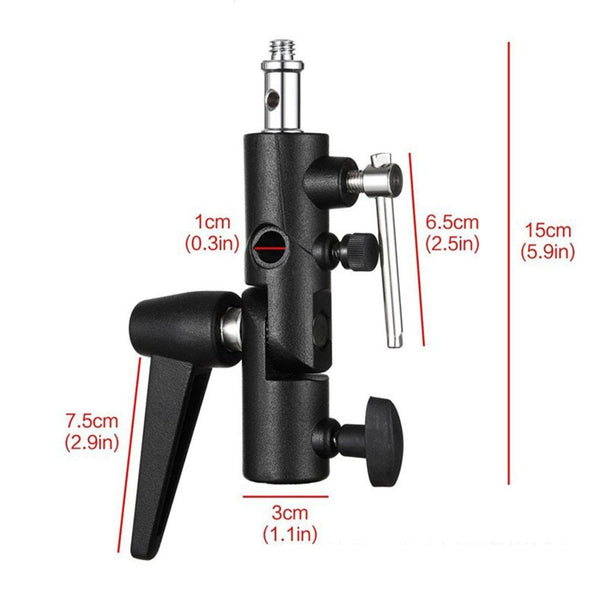Multifunctional Flash Light Stand Umbrella Bracket Max Load 3 Kilogram H Type Other Camera & Photo Accs