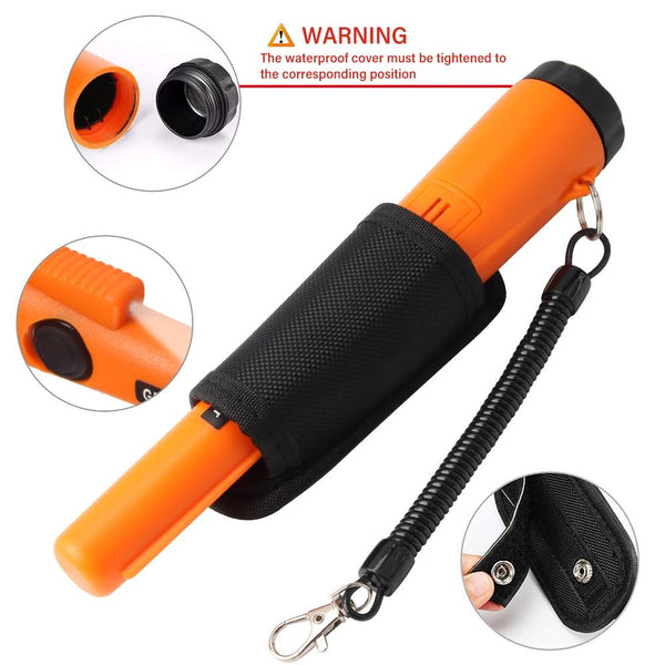 Waterproof Handheld Metal Detector With Positioning Stick Ip68 Metal Detectors
