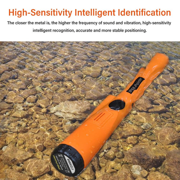 Waterproof Handheld Metal Detector With Positioning Stick Ip68 Metal Detectors