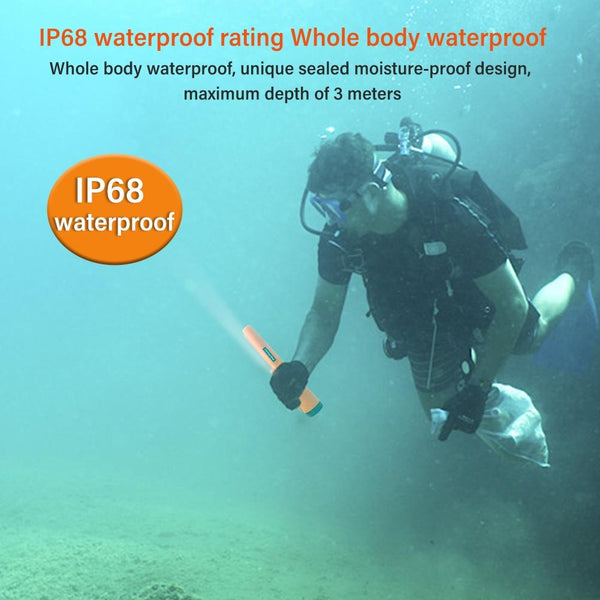 Waterproof Handheld Metal Detector With Positioning Stick Ip68 Metal Detectors