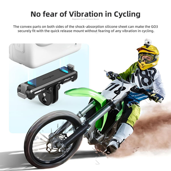 Insta360 Go 3 Magnetic Fast Disassembly Seat Bracket For Sports Camera Camera Drone Accessories