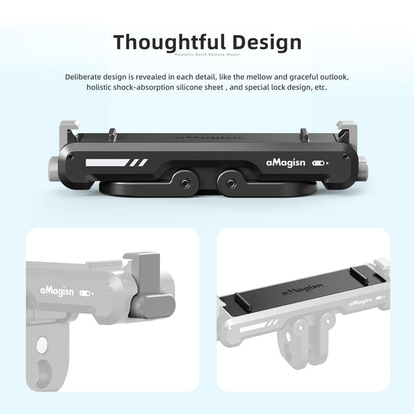 Insta360 Go 3 Magnetic Fast Disassembly Seat Bracket For Sports Camera Camera Drone Accessories