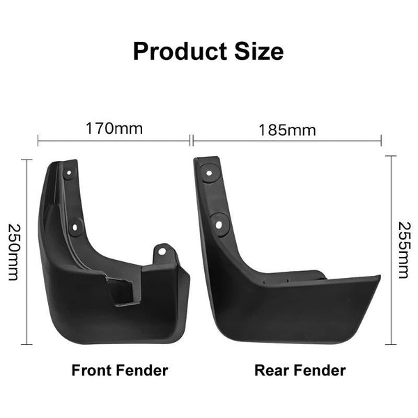For Toyota Avanza 2012 2021 4Pcs / Set Car Auto Soft Plastic Splash Flaps Fender Guard Fenders & Mud Guards