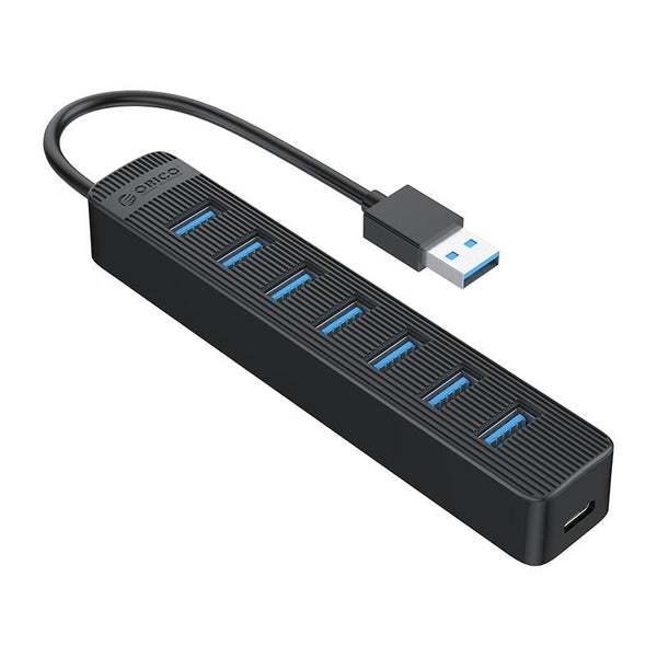 7 Port Usb 3.0 Hub With Black Design Usb Cables Hubs & Adapters