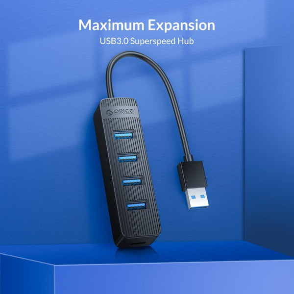 7 Port Usb 3.0 Hub With Black Design Usb Cables Hubs & Adapters