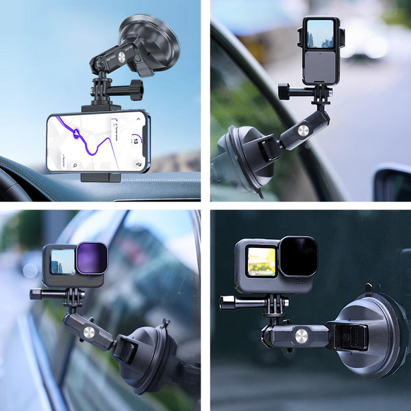 360 Degree Suction Cup For Car Action Cameras Vehicle Camera Holders