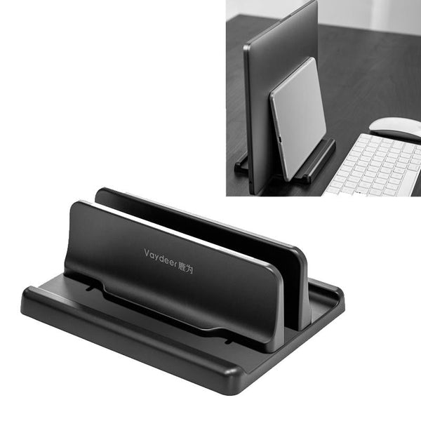 Vaydeer Vertical Notebook Stand Desktop Storage Shelf Laptop Cooling Pads